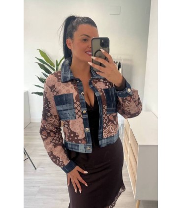 Chaqueta multi marrón