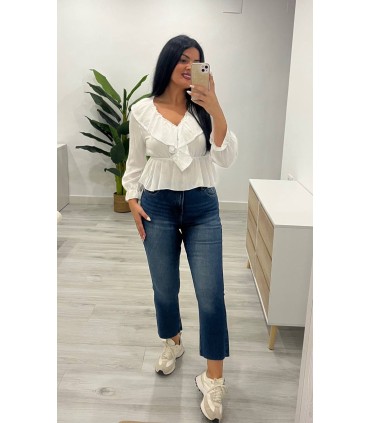 Pantalón Elisa vaquero con campana