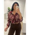 Camisa Dior granate