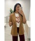 Chaqueta Naira camel