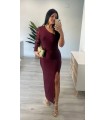 Vestido Catherina granate