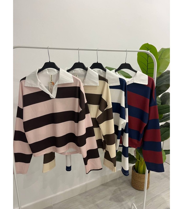 Polito algodón con cuello