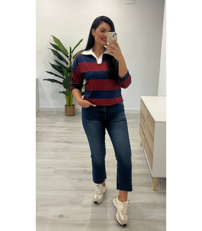 Polito algodón con cuello