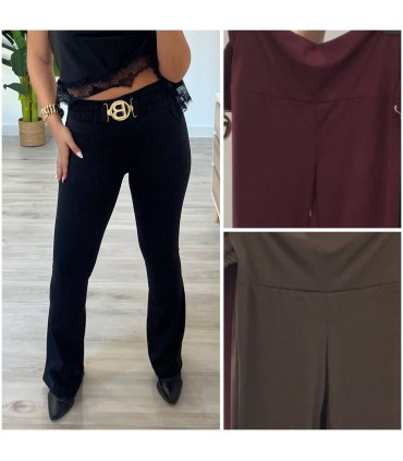 Pantalón licra B acampanado