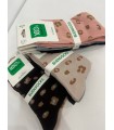 Pack 3 calcetines animal print