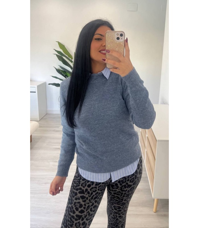 Jersey basic azulón