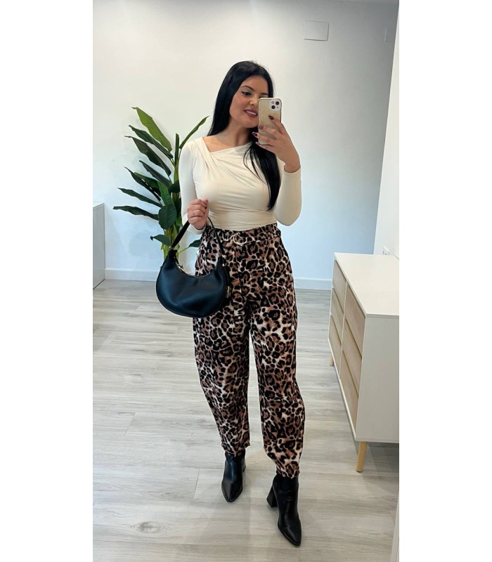 Pantalón animal print