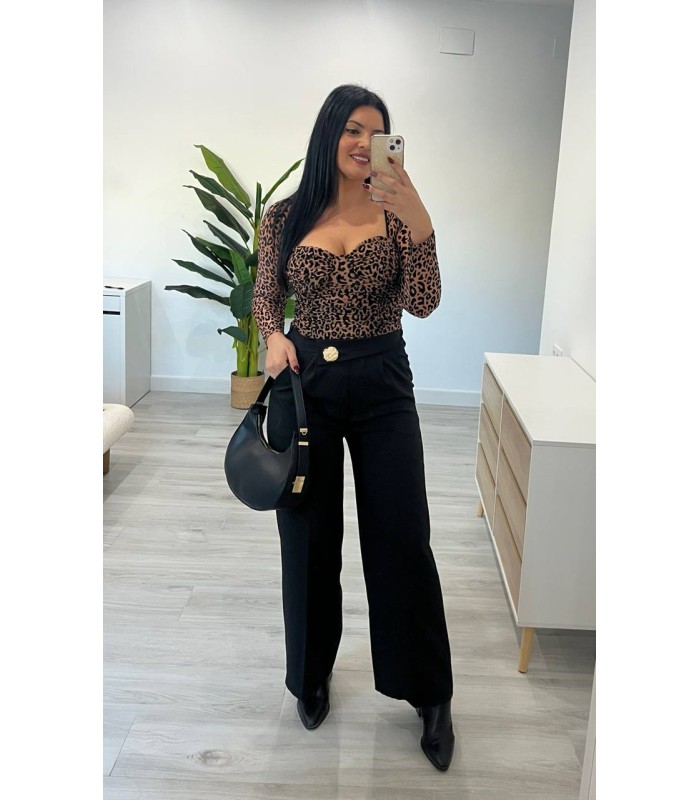 Pantalón vestir negro