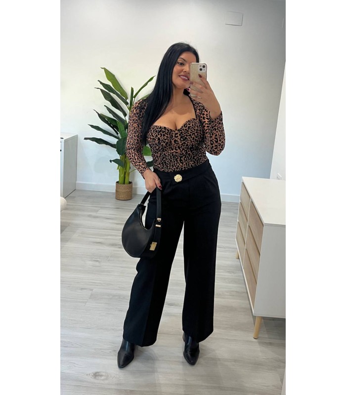 Pantalón vestir negro