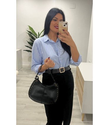 Bolso tachuelas negro