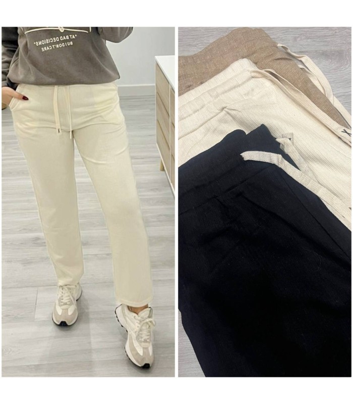 Pantalón algodón micropana fino