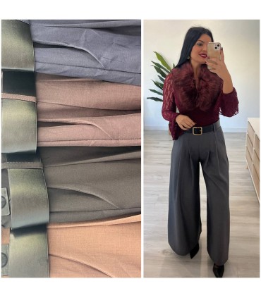 Pantalón con cinturón