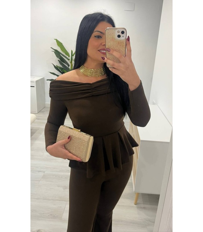 Conjunto Athenea marrón