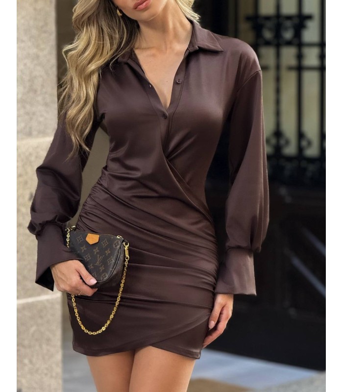 Vestido Florencia marrón