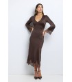 Vestido Venecia marrón