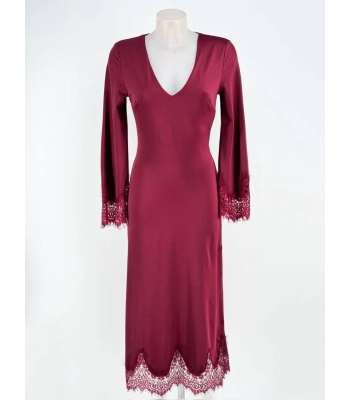 Vestido Venecia granate