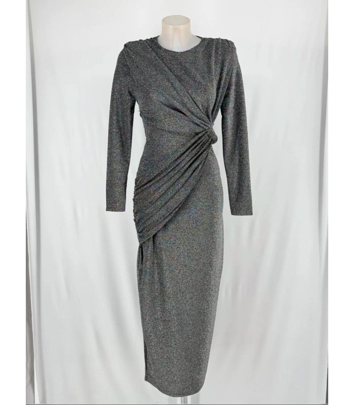 Vestido Perugia plata