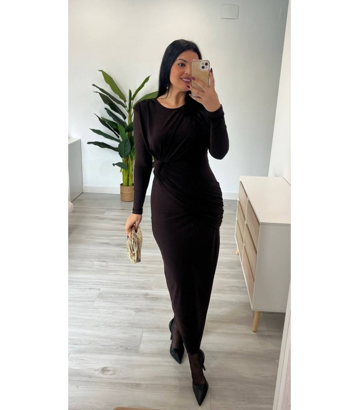 Vestido Bolonia marrón