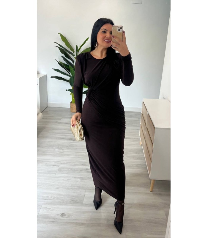 Vestido Bolonia marrón