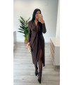 Vestido Nápoles marrón
