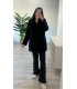 Abrigo pelo luxury negro
