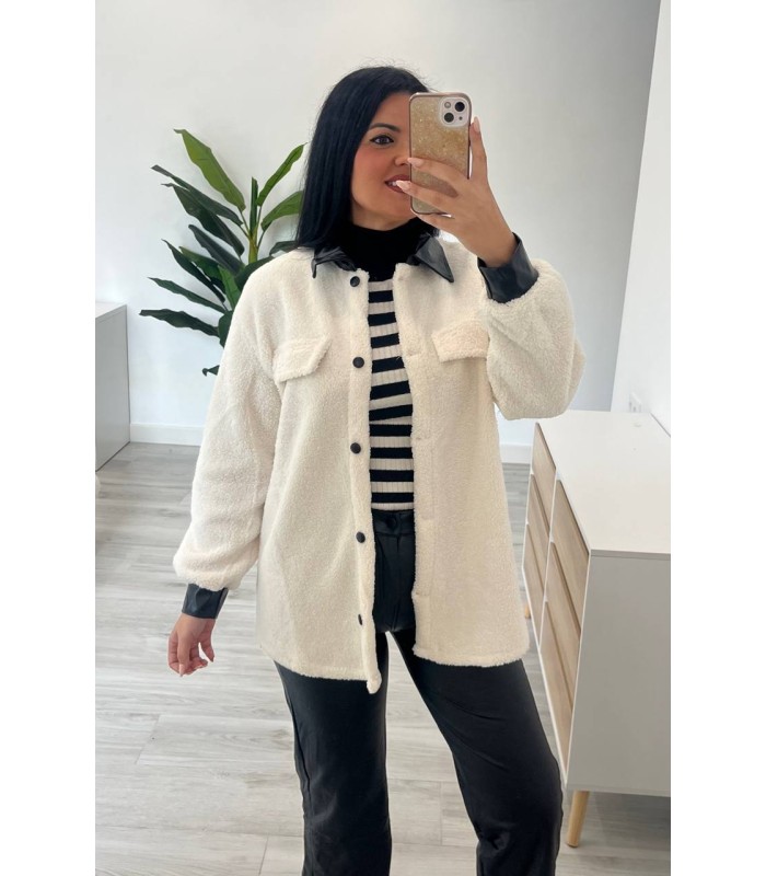 Chaqueta borreguito poli piel