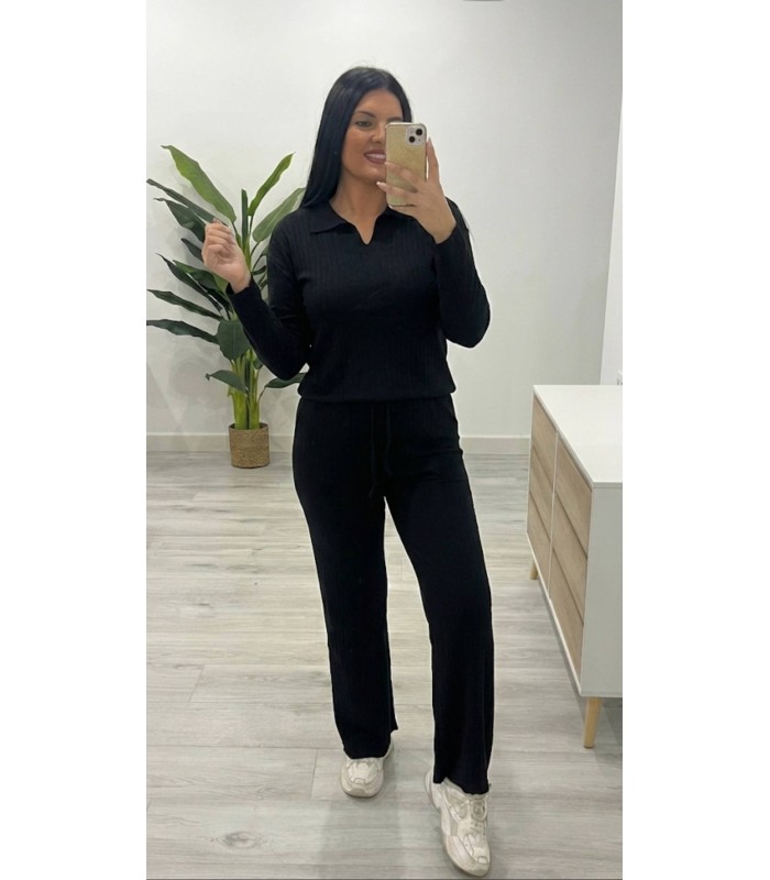 Conjunto punto Nikel negro