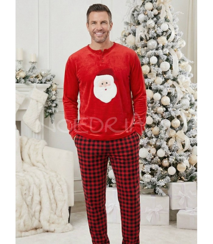 Pijama papá Noel hombre