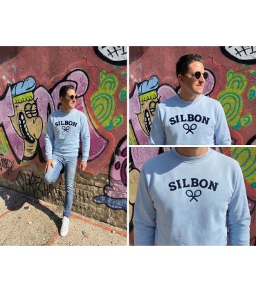 Sudadera Silbon celeste