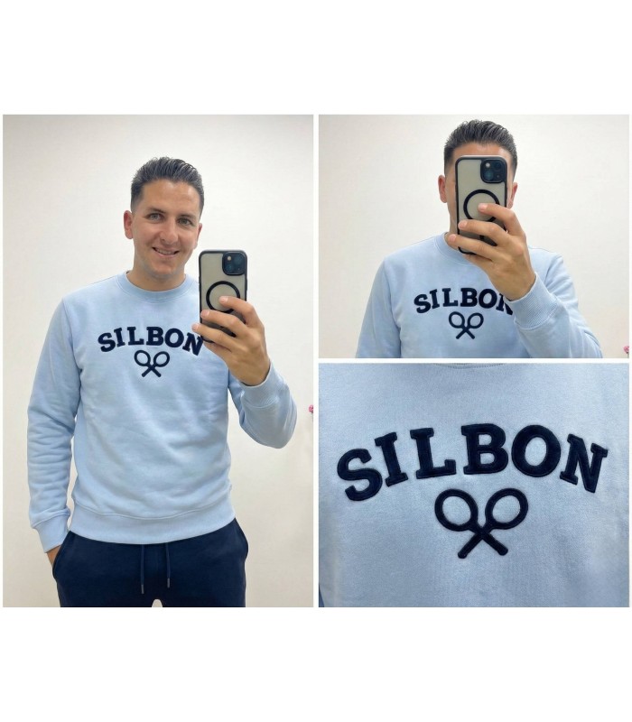 Sudadera Silbon celeste