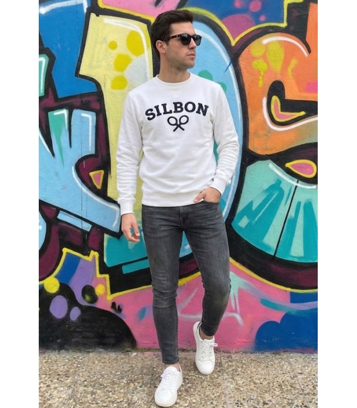 Sudadera Silbon blanca