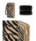 Cartera animal print tigre camel