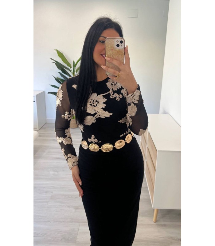 Cinturón dorado entero