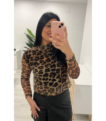 Blusa leopardo