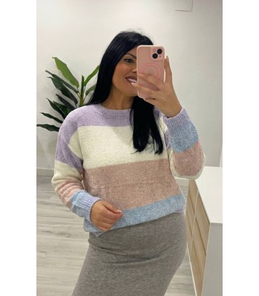 Jersey rallas chenilla malva