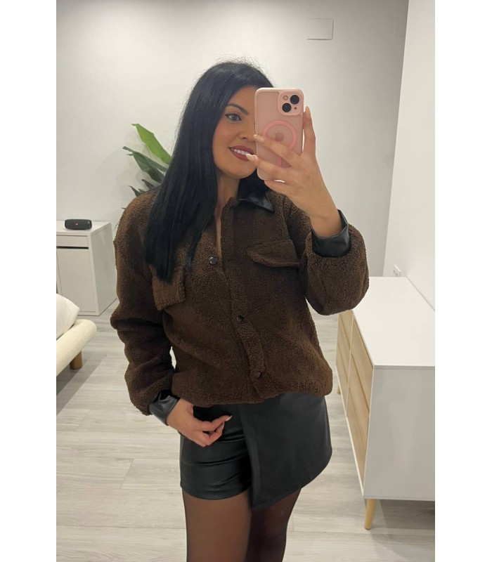 Chaqueta borreguito poli piel