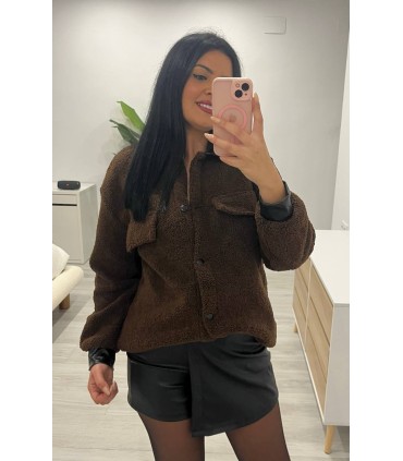Chaqueta borreguito poli piel