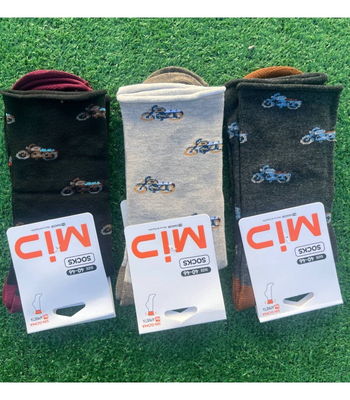 Pack calcetines moto antigua 4