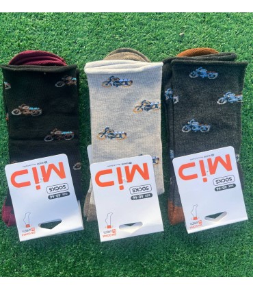 Pack calcetines moto antigua 4