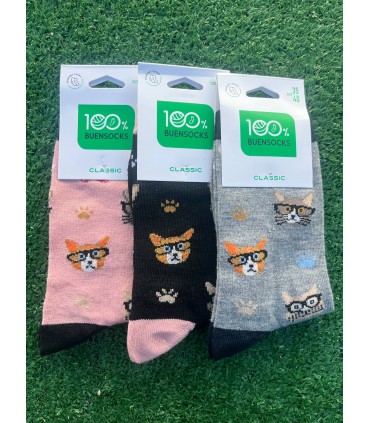 Pack 3 de 3 calcetines gato