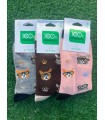 Pack 4 de 3 calcetines gato