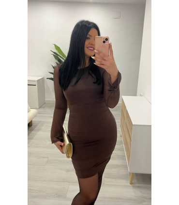Vestido Lisa marrón