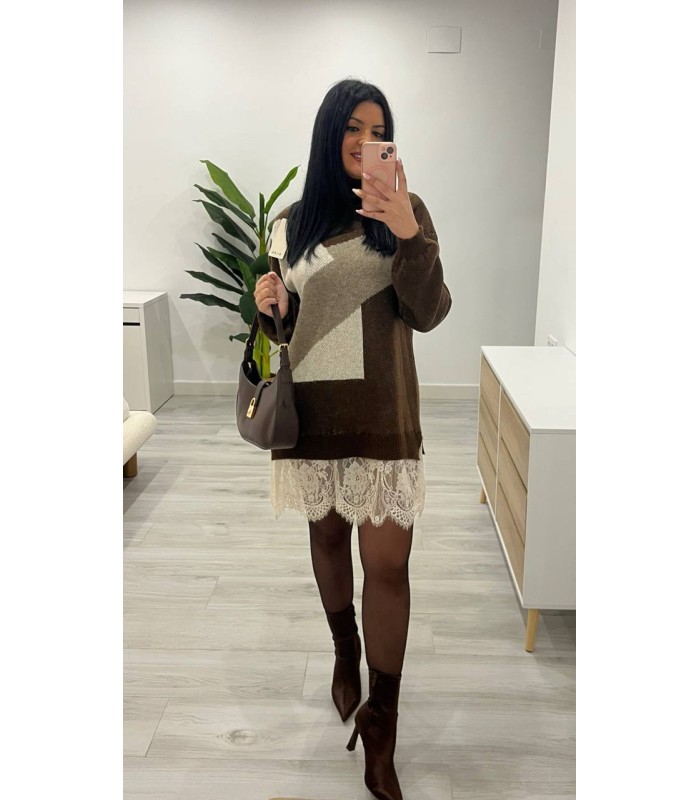 Vestido punto Griseida