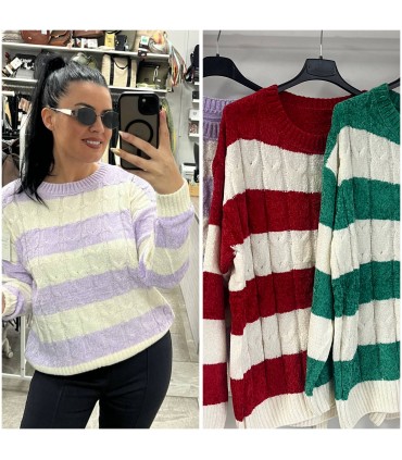 Jersey rallas trenzado