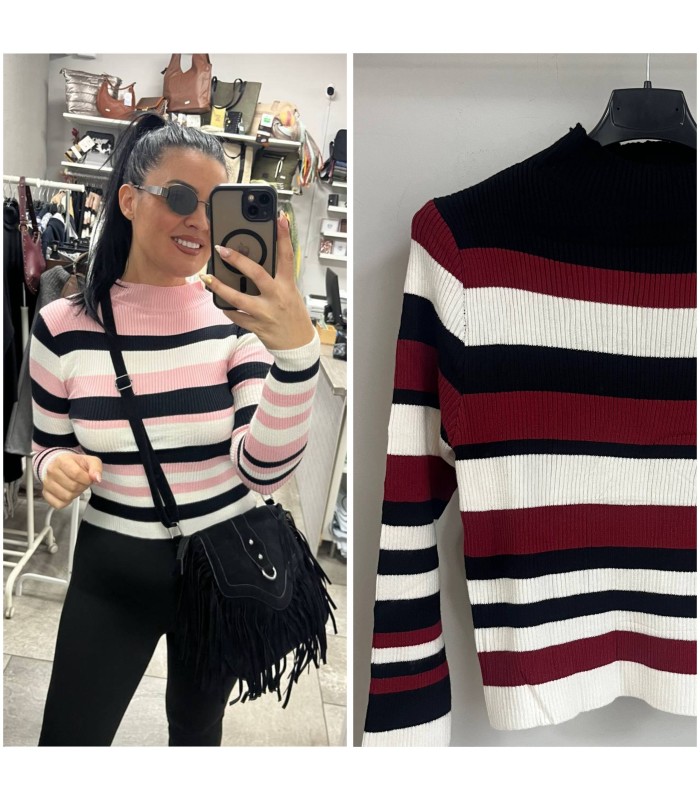 Jersey pegado rallas