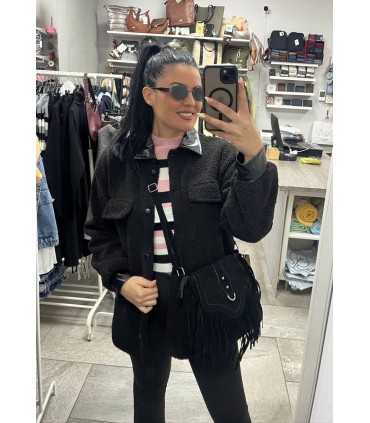 Chaqueta borreguito poli piel