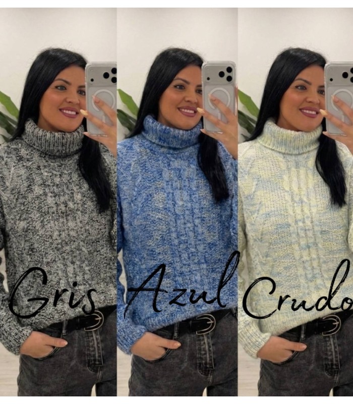 Jersey colorines cuello vuelto 2