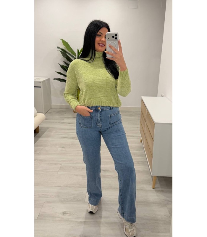 Jersey Girasol cuello vuelto