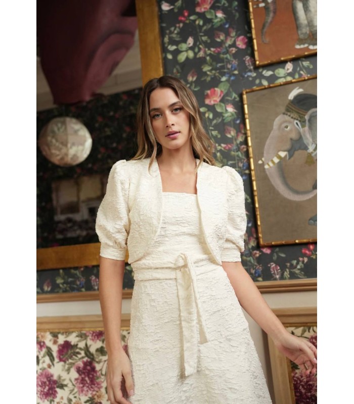 Vestido Varona jacquard torera
