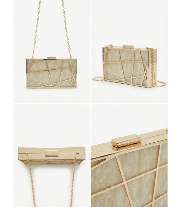 Bolso nácar crudo Rosalía